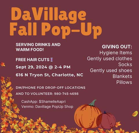 DaVillage Pop-Up Shops presents Free Fall Community Pop-Up!